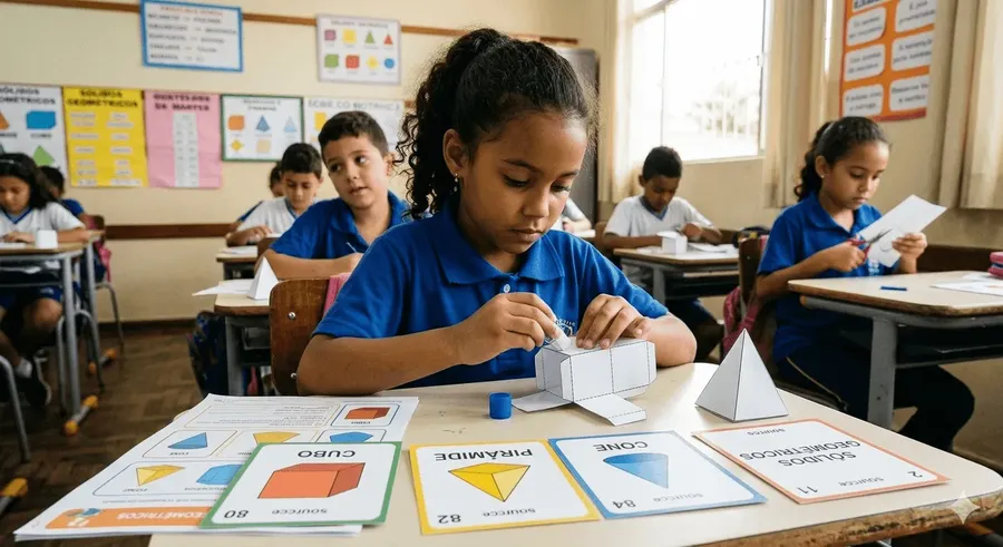 Kinderen die het materiaal in de klas gebruiken 2