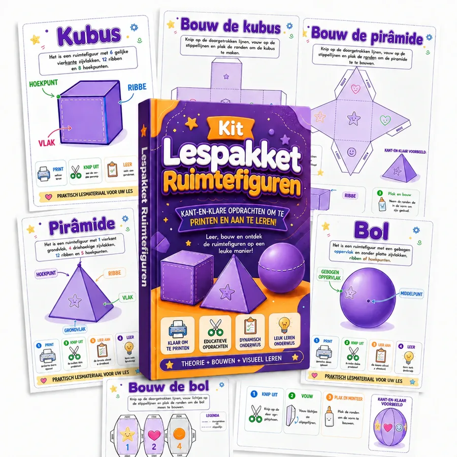 Mock-up van Pakket Ruimtelijke Figuren